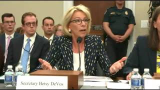 Betsy DeVos On IDEA Protections