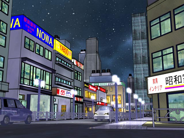 あなたのためのイラスト ぜいたく夜 街 背景 イラスト