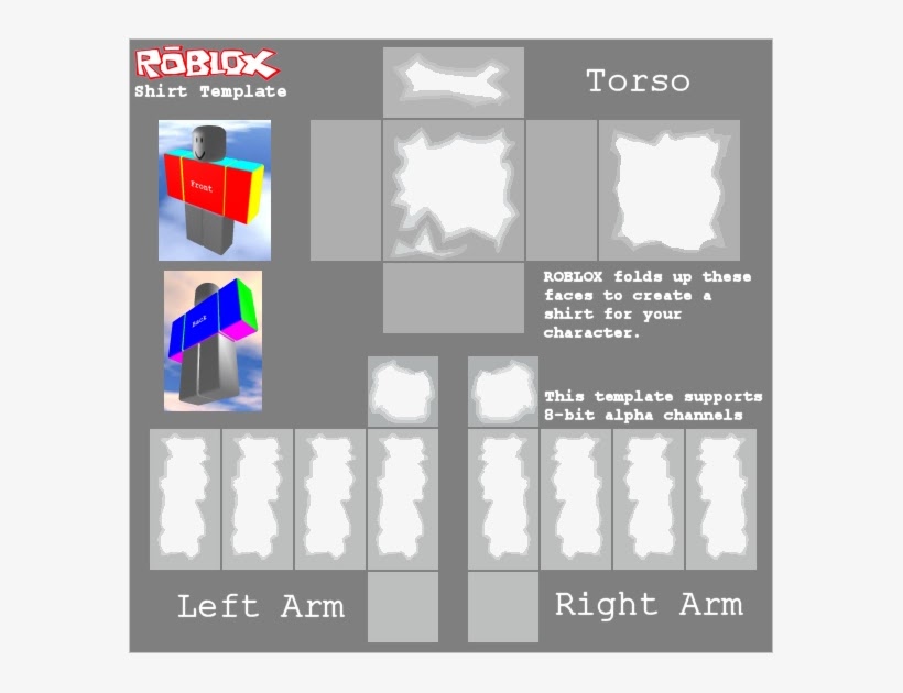 Shirt Roblox Template Transparent - transparent templates aesthetic png library download aesthetic roblox shirt template png image with transparent background toppng