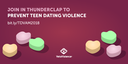 Image to share on Twitter for the Thunderclap to Prevent Teen Dating Violence