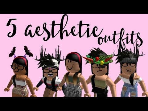 rhs robloxian and roblox high aesthetic outfit codes