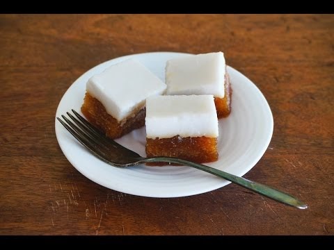 Cara Buat Resepi Kuih Talam Ubi Kayu Gula Melaka - Foody 