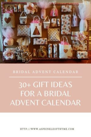 All our advent calendars are packaged as luxury gift sets, so that you can present them as they are to loved ones, or yourself. Bridal Shower Advent Countdown Wedding Calendar