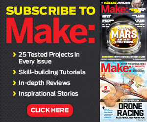 Subscribe To Make: 25 Tested Projects In Every Issue 