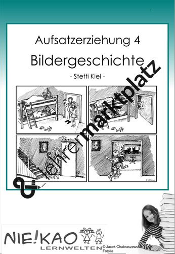 Die aufgabe der schüler bei den ganz simplen bildergeschichten, erhalten die kinder je vier bilder vorgegeben und sollen in einem kurzen satz die tätigkeit bzw. Aufsatzerziehung 4 Bildergeschichte Unterrichtsmaterial Im Fach Deutsch