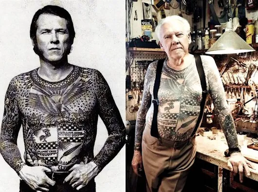 Tattooed seniors answer the question “but what will you look like when you’re old and grey?” (Photos)
