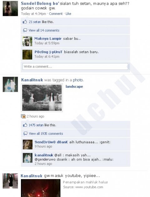 Hantupun Maen Facebook [Funny] - Berita Aneh Tapi Nyata™ # 