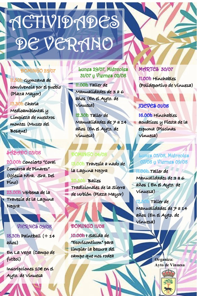 Actividades muy simples que podemos practicar, bien en casa o bien en campamentos y escuelas. Taller De Manualidades Ayuntamiento De Vinuesa