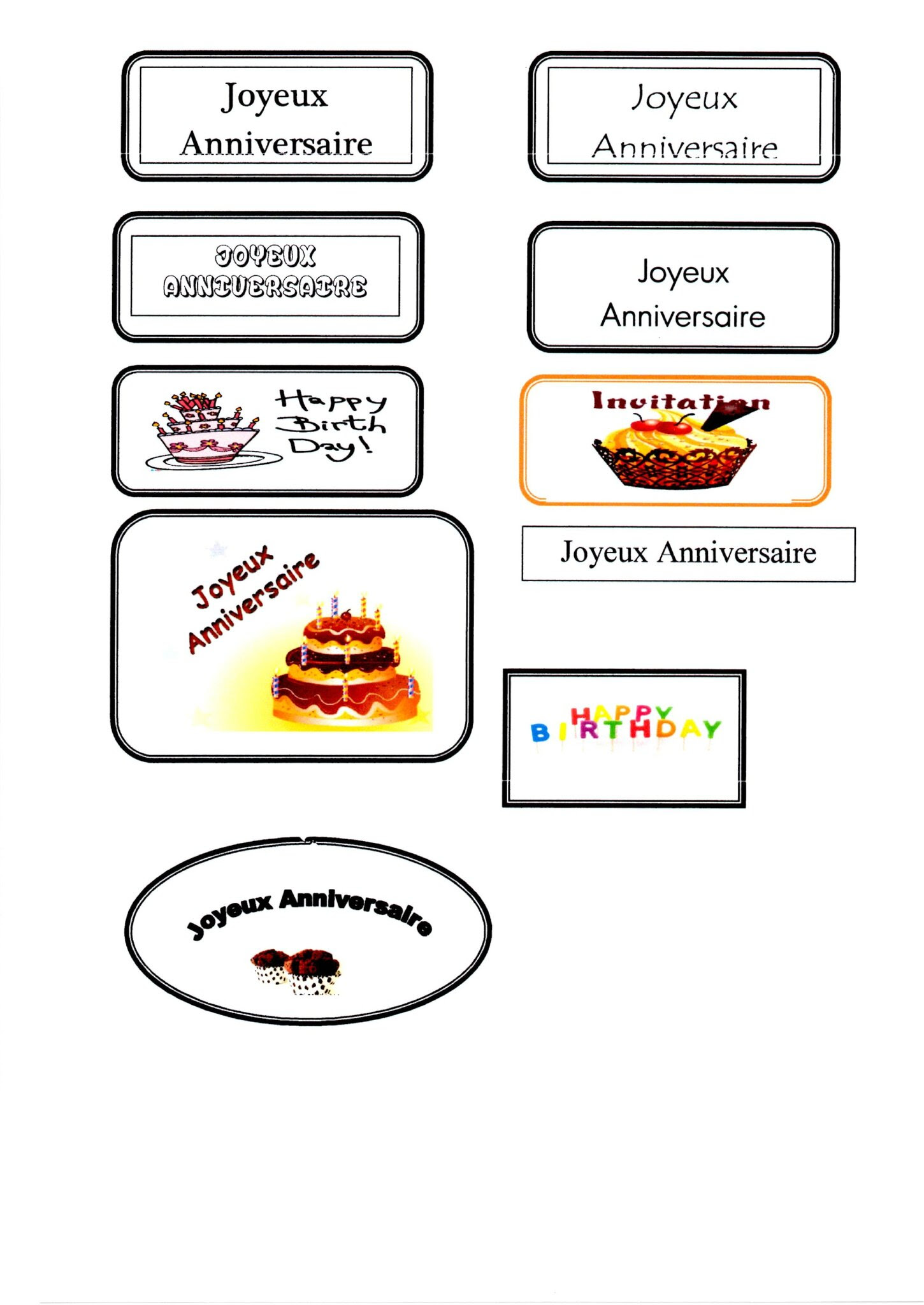 Image Joyeux Anniversaire A Imprimer Sumiko