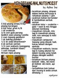 Koleksi Resepi kek pisang cheese azlina ina - Foody Bloggers
