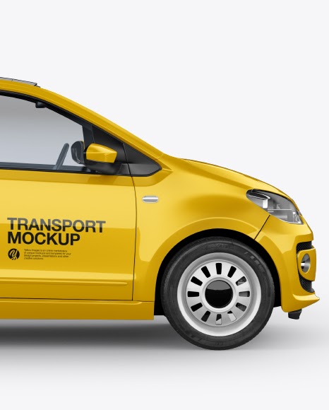 Download Sport Car Mockup - Front View - Hybrid Hatchback Car ...