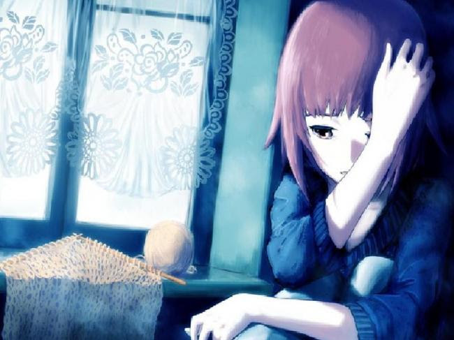 Sad Lonely Cartoon Girl Images