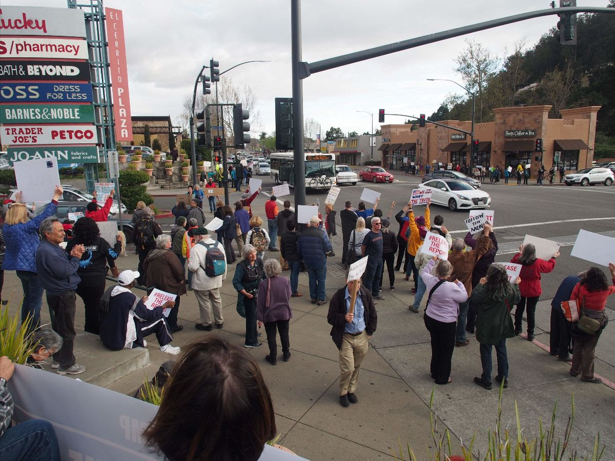 protestors in El Cerrito