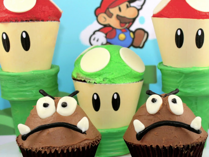 For best results, we recommend cardstock paper to make the cupcake wrappers more durable. How To Make A Mario Mushroom Cupcake