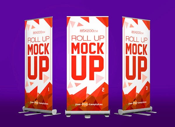 Download Free Retractable Banner Mockup Psd / High quality x-stand banner mockup in PSD. - 123 ...