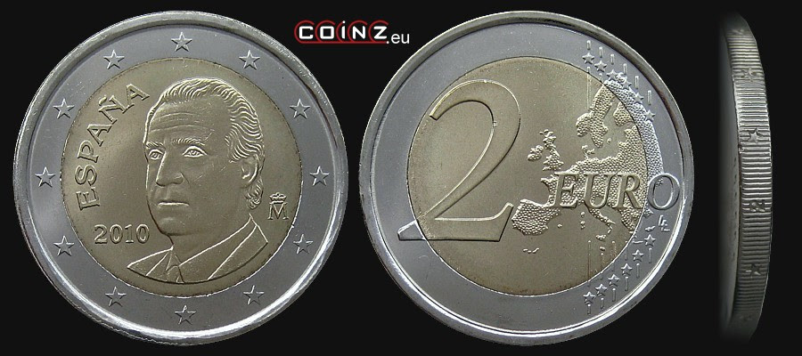Monety (euro) chcesz rozbudować swoją eklektyczną kolekcję rzadkich monet z całego świata? Coinz Eu 2 Euro Od 2010 Monety Hiszpanii