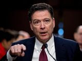 Former FBI Director James B. Comey was dishonest in May 2017 when he said he never took steps for FBI surrogates to leak stories about President Trump to the news media, Trump attorneys say. (Associated Press/File)