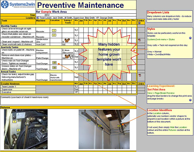 Contoh Check Sheet Maintenance - Xmast 1