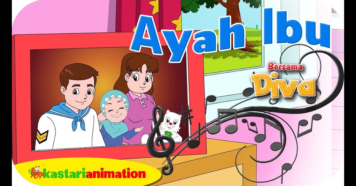 Kumpulan Foto Kartun Ayah Ibu Dan Anak