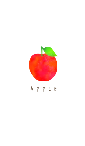 綺麗な可愛い りんご イラスト かわいい 無料イラスト集