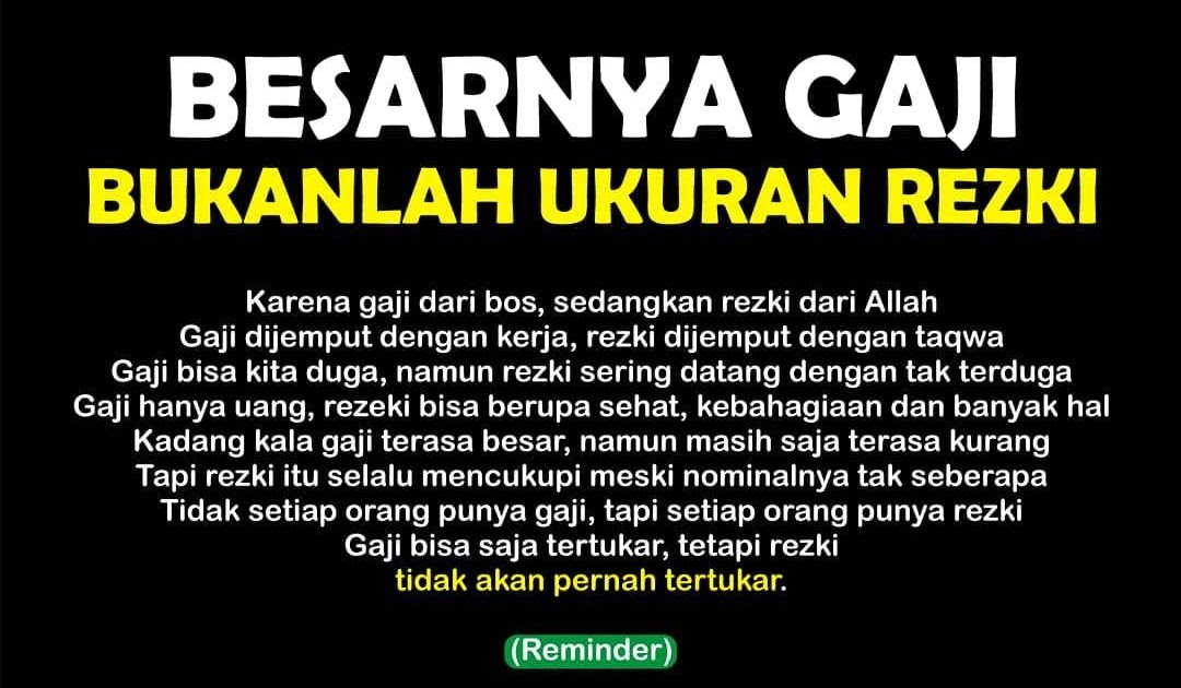 Pintu Rezeki  Kata Kata Bijak Rezeki  KATABAKU