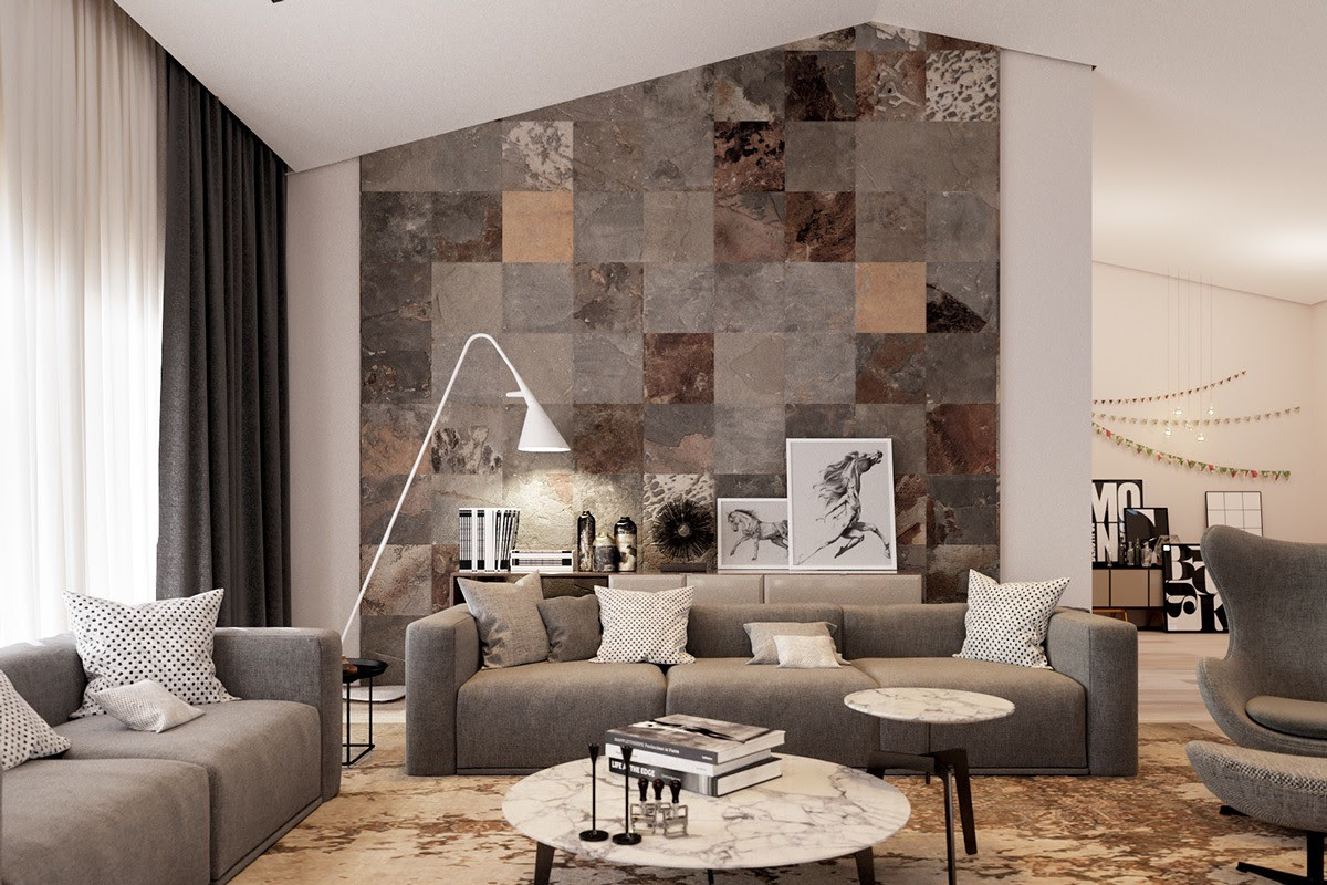 Sleek white ceramic decorations are used to keep the room from don't be afraid to mix patterns in your brown living room decor. Living Rooms With Brown Sofas Tips Inspiration For Decorating Them