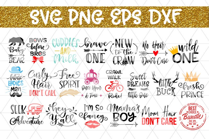 Download Free Cute Onesie Bundle Svg Cut File Newborn Svg Eps Png ...