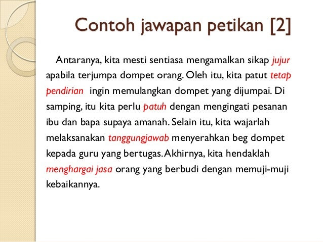 Contoh Soalan Essay English Pt3 - Kecemasan g