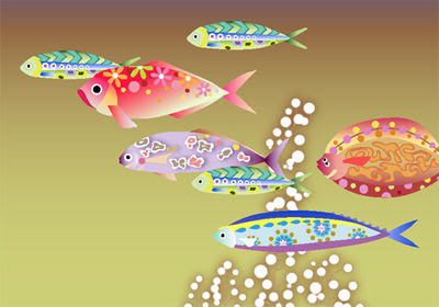 ベストかっこいい おしゃれな 魚 イラスト 美しい花の画像