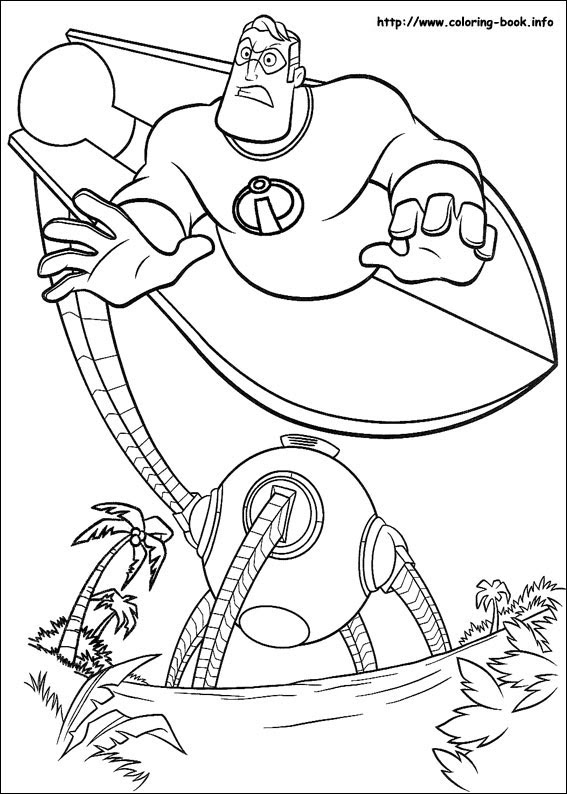 Mr Incredible Coloring Pages - Coloring Pages Kids 2019