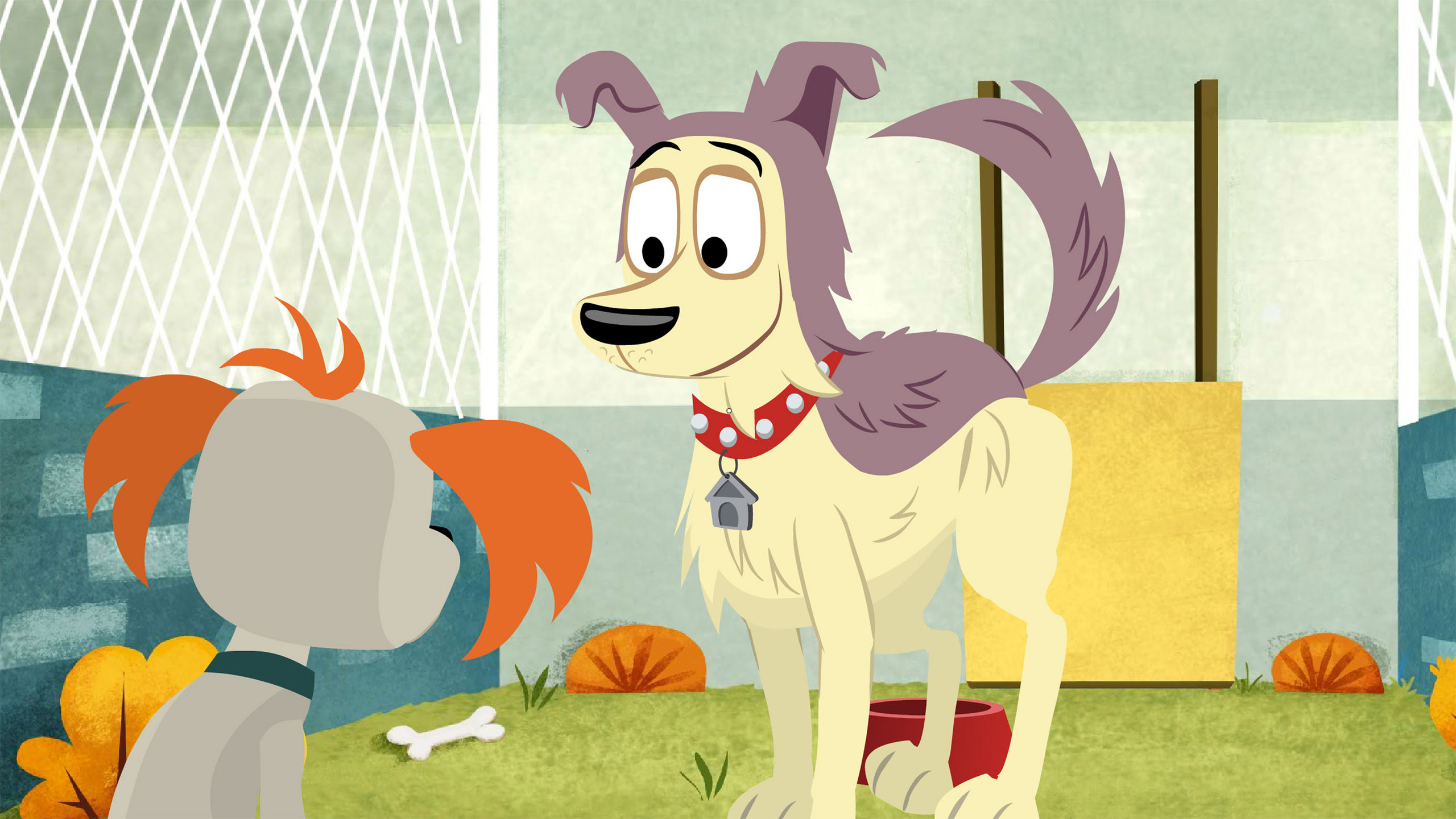 The pound puppiesluckyvoiced by eric mccormack catchphrase: Lucky Talking To Yipper Extended Pound Puppies 2010 Image 29875870 Fanpop
