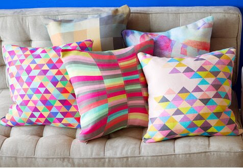 Pop of Color: Pillows, Curtains & More
