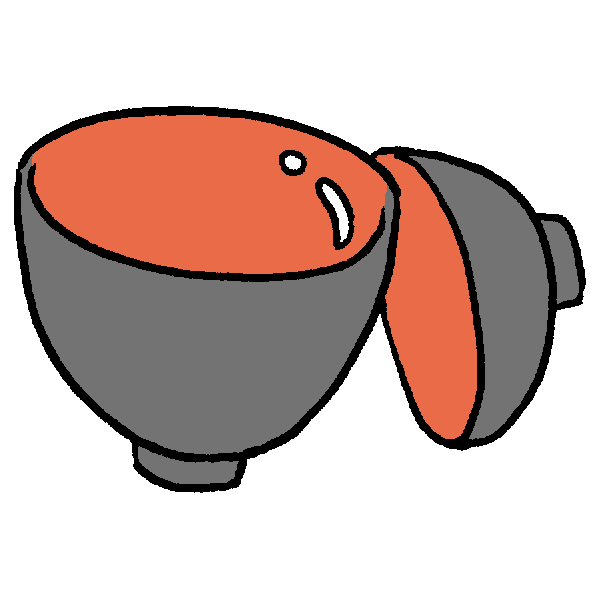 すべての動物の画像 エレガントお椀 イラスト