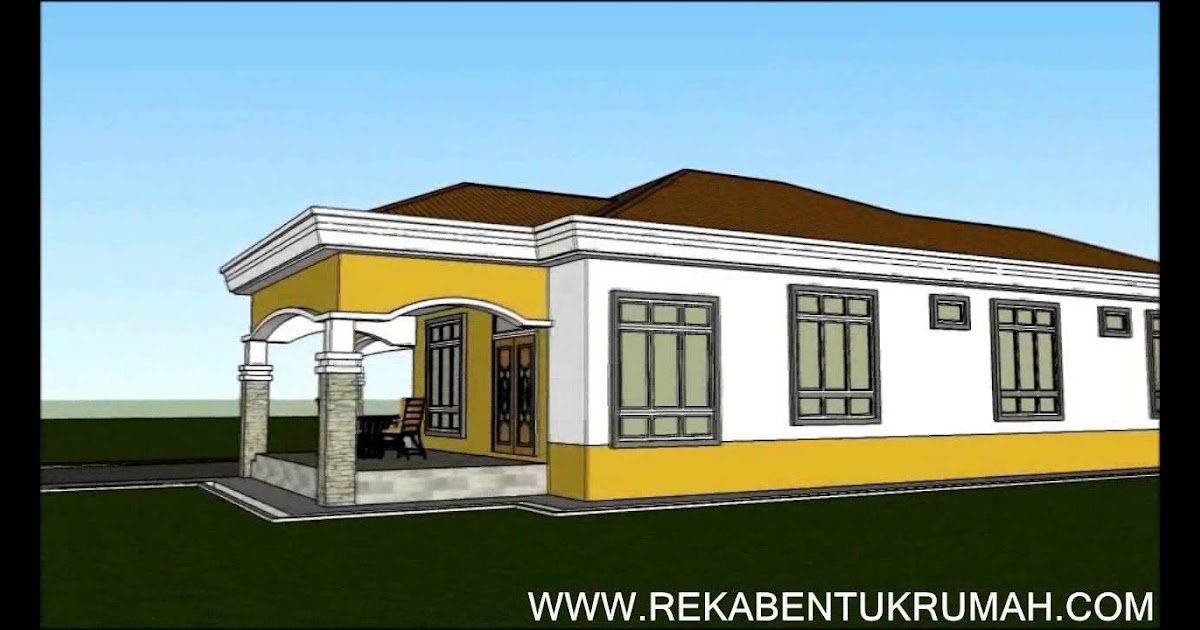Rekabentuk Rumah Banglo Setingkat 4 Bilik - Kebaya Solo h