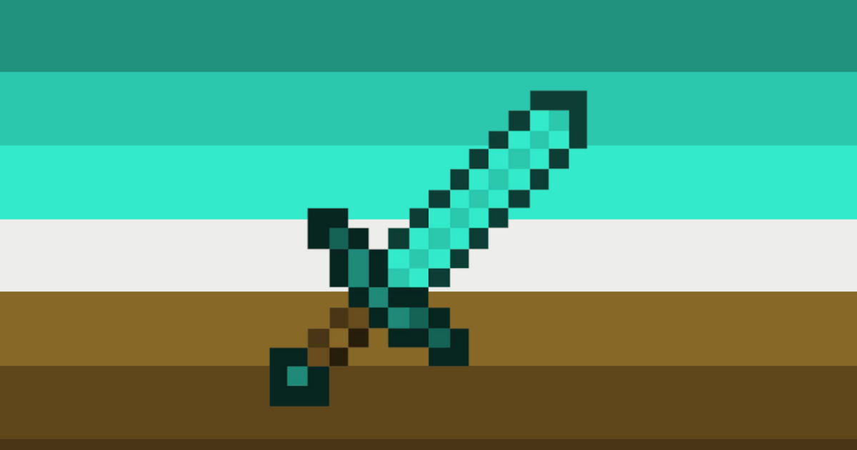 24 Minecraft Diamond Sword Png 128x128