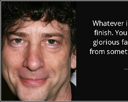 Neil Gaiman quote about failure