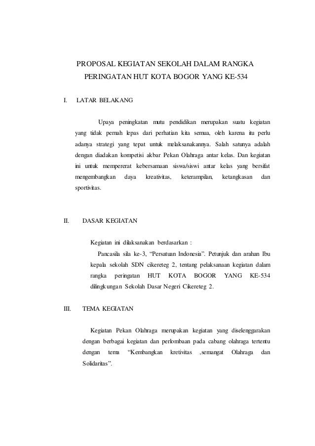 Lengkap Contoh Pidato: Free Download Contoh Proposal 