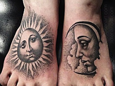 [最も好ましい] drawing sun and moon tattoo designs 191382