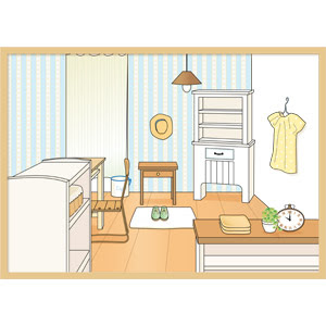 最高部屋 イラスト フリー素材 すべての動物画像