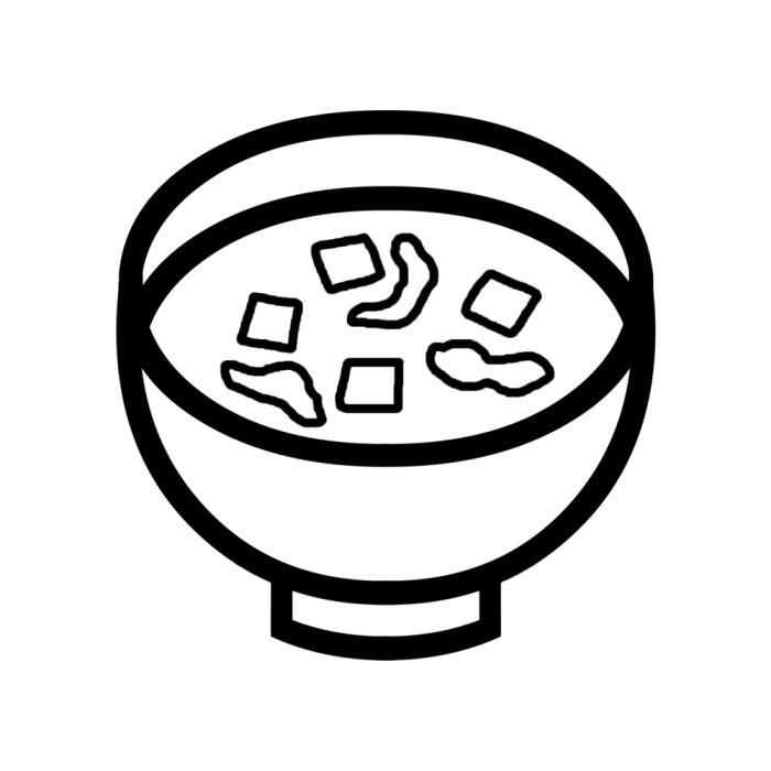 アニメ画像について 無料印刷可能味噌汁 イラスト
