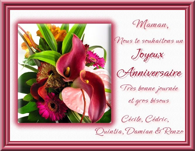Carte Pour Anniversaire Maman Poeme Lisaoycwilson Site