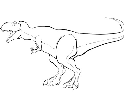 [最も欲しかった] ティラノサウルス 簡単 白黒 恐竜 イラスト 114809