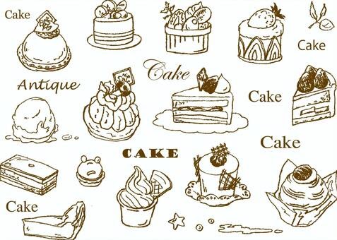 最も人気のある フリー 手書き ケーキ イラスト ケーキ イラスト フリー 手書き Myblog4jp