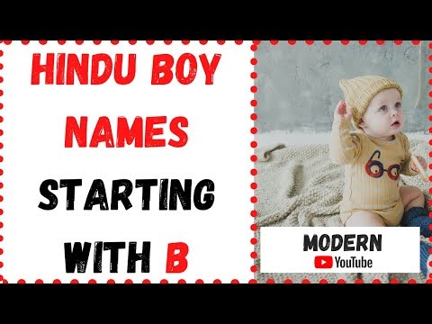 Unique Hindu Baby Boy Names Starting With B
