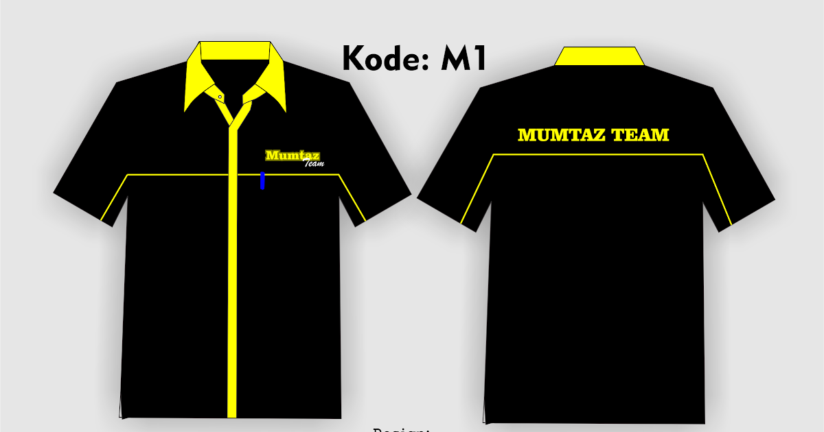  Contoh Desain Baju  Hitam Kuning 1001desainer