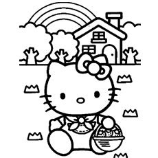 Download Printable Hello Kitty Mermaid Coloring Pages - Learn to Color