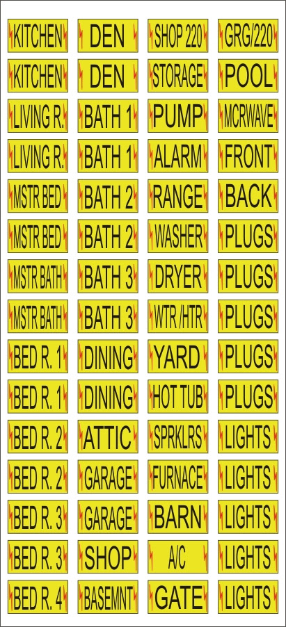 32 Circuit Panel Label Template Label Design Ideas 2020