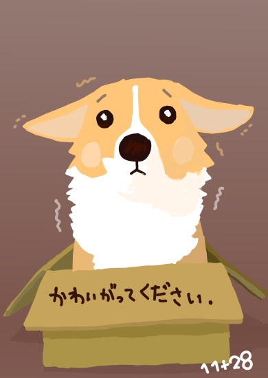 無料ダウンロード 捨て 犬 イラスト イラスト素材