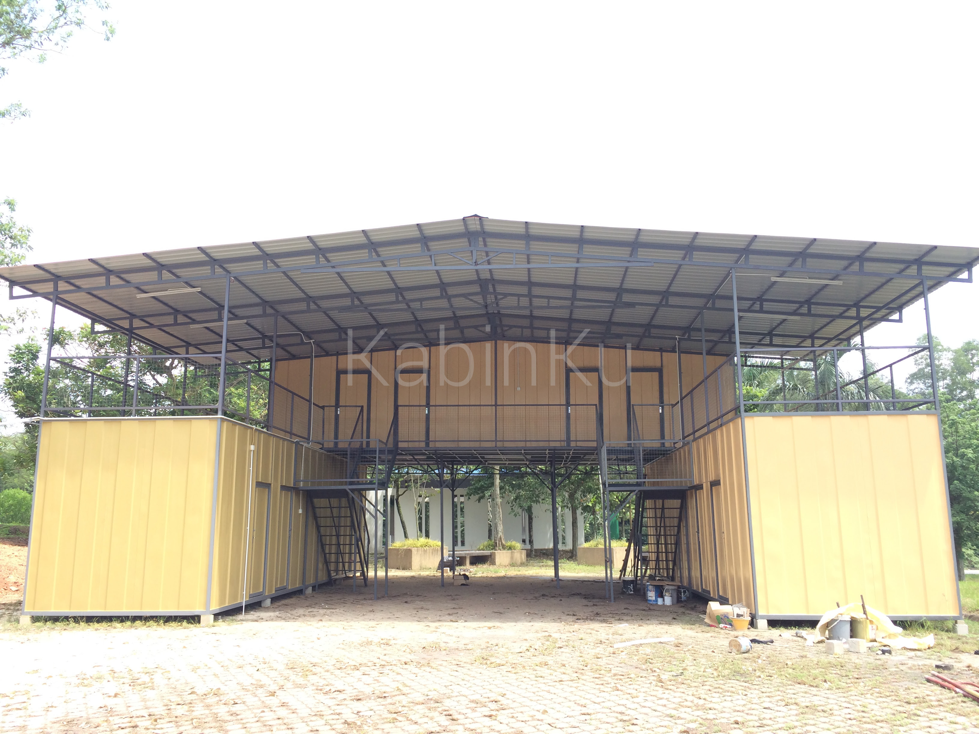 Our coating has pass the test and made the temperature drop to 26 to 30 degree under natural ventilation. Kabinku Multop Construction Sdn Bhd Cabin Container Manufacturer