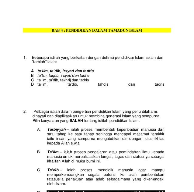 Contoh Soalan Titas Dan Jawapan Pdf - Selangor e